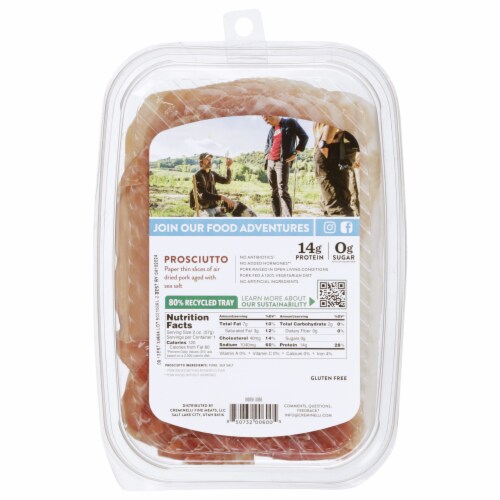 Creminelli Fine Meats® Prosciutto Perspective: back