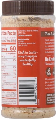 PB2® Crunchy Powdered Peanut Butter Perspective: back