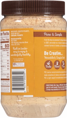 Bell Plantation PB2® Powdered Peanut Butter Perspective: back