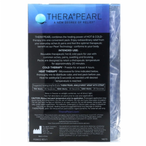 TheraPearl Ankle & Wrist Wrap with Strap Perspective: back