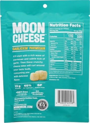 Moon Cheese Garlickin' Parmesan Bites Perspective: back