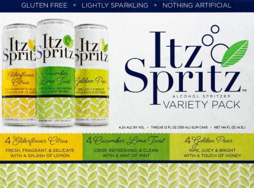 Itz Spritz Alcohol Spritzer Ready to Drink Cocktail Variety Pack Perspective: back