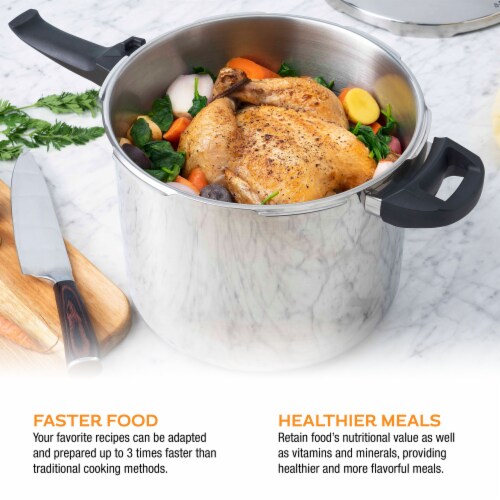 Zavor ZPot Stainless Steel 4 Quart Pressure Cooker for Stovetop - High  Pressure, 4.2 Qt - Foods Co.