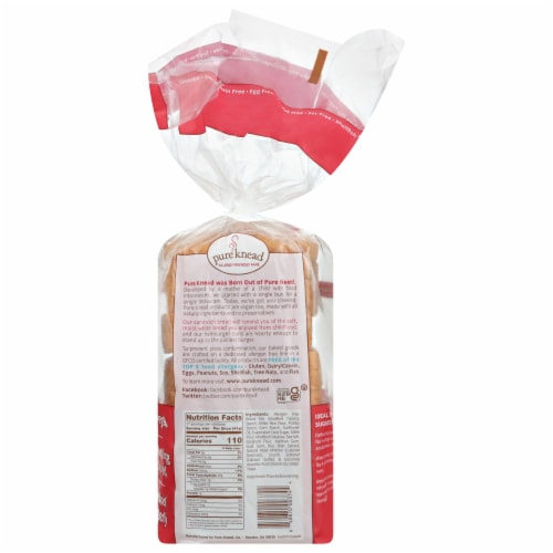 Pure Knead® Gluten Free Sandwich Bread Family SIze Perspective: back