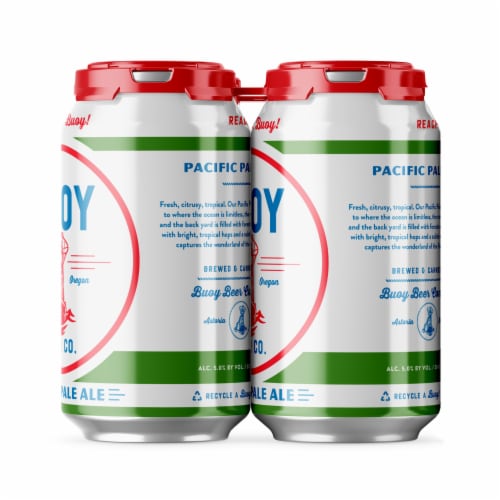 Buoy Beer Co. Pacific Pale Ale Perspective: back