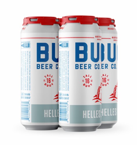 Buoy Beer Co. Helles Lager Perspective: back