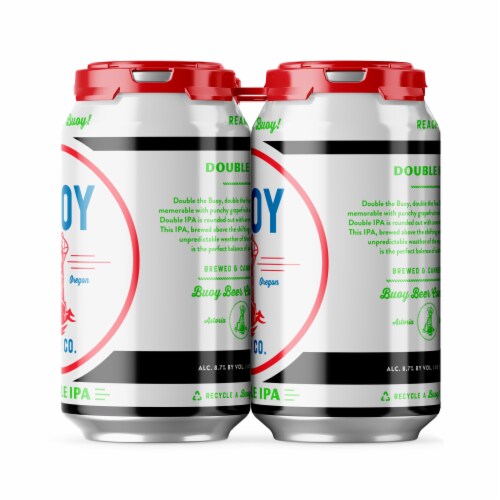 Buoy Beer Co. Double IPA Perspective: back