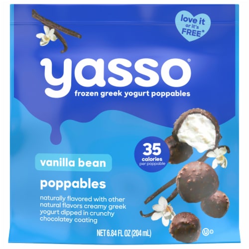 Yasso Vanilla Bean Frozen Greek Yogurt Poppables Perspective: back