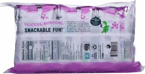 Gimme® Roasted Teriyaki Seaweed Snacks Perspective: back