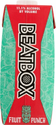 BeatBox Fruit Punch Flavored Malt Beverage Perspective: back