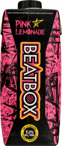 BeatBox Pink Lemonade Flavored Malt Beverage Perspective: back