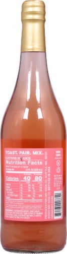 Dry Botanical Bubbly Reserve Rose Soleil Perspective: back