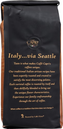 Caffe Capri® Amalfi Roast Medium Roast Ground Coffee Perspective: back