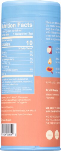 Sunwink™ Cacao Clarity Superfood Powder Perspective: back