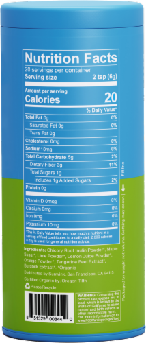 Sunwink™ Citrus Lime Prebiotic Perspective: back