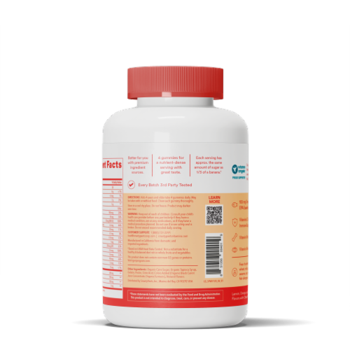 SmartyPants Kids MultiVitamin Gummies Perspective: back