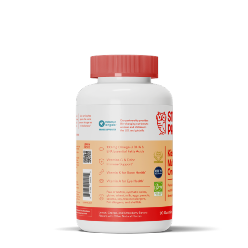 SmartyPants® Kids Multi & Omegas Gummies Perspective: back