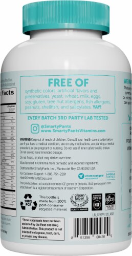 Smarty Pants Prenatal Multi Vitamin Gummies Perspective: back