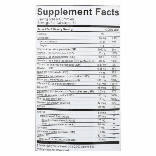 SmartyPants  Men's Complete Formula Multivitamin Perspective: back