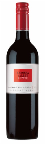 Barossa Valley Estate Cabernet Sauvignon Red Wine Perspective: back