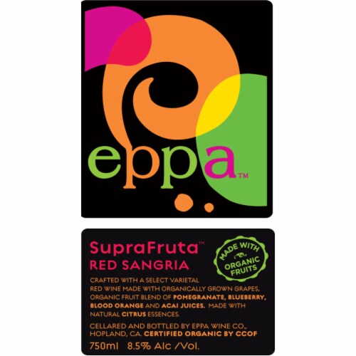 Eppa Suprafruta Sangria California Red Wine Perspective: back