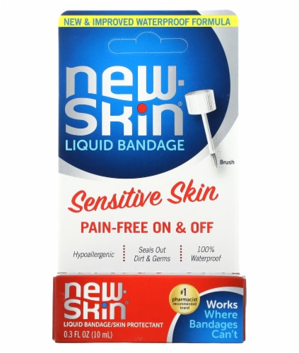 New Skin® Sensitive Skin Liquid Bandage Perspective: back