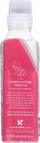 Karma® Raspberry Peach Energy Water Perspective: back