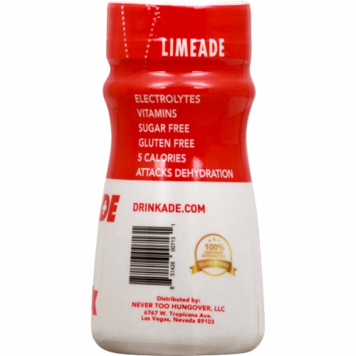 Drink Ade Limeade Flavor Dietary Supplement Perspective: back