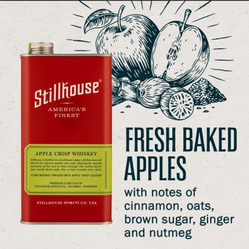 Stillhouse Apple Crisp Tennessee Whiskey Can Perspective: back