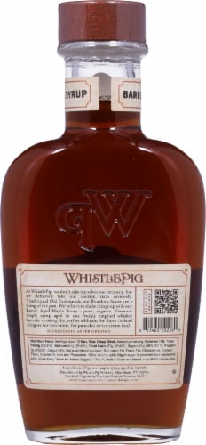 Whistle Pig Maple Syrup Whiskey Perspective: back