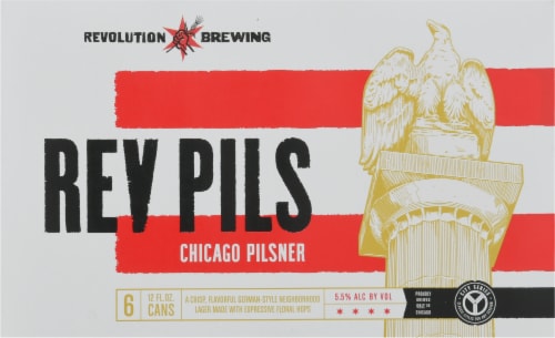 Revolution Brewing Rev Pils Chicago Pilsner Perspective: back