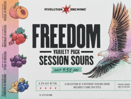 Revolution Brewing Freedom Variety Pack Perspective: back