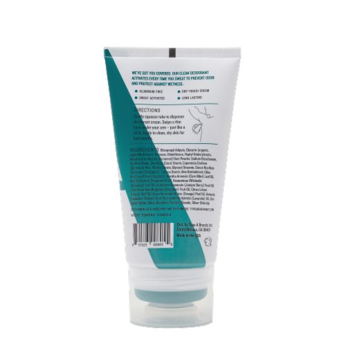 Type:A The Achiever Ocean Mint Aluminum Free Deodorant Perspective: back