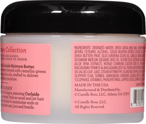 Camille Rose® Green Tea & Jojoba Curlaide® Moisture Butter Perspective: back