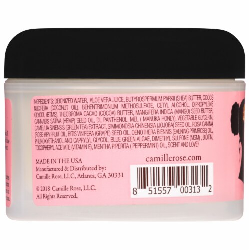 Camille Rose® Algae Renew™ Cocoa & Mango Butter Deep Conditioning Hair Mask Perspective: back