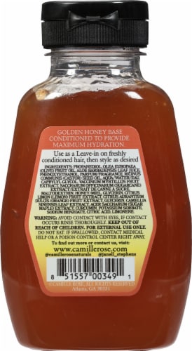 Camille Rose® Honey Hydrate Golden Honey Base Conditioner Perspective: back
