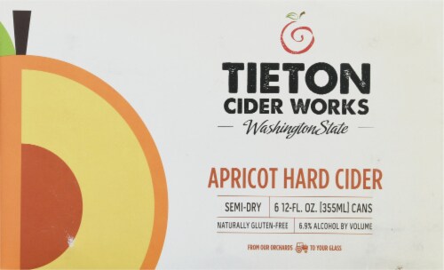 Tieton Cider Works Apricot Cider Perspective: back