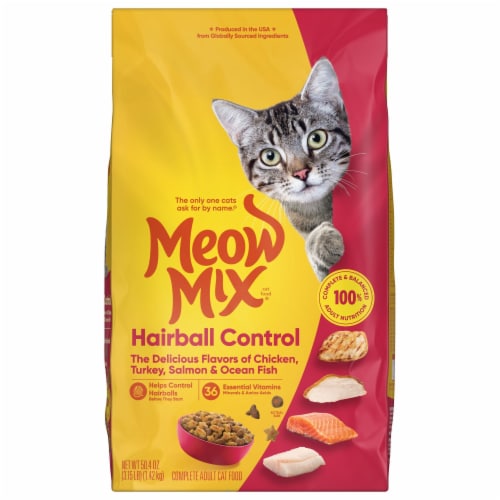Meow mix hairball clearance control cat food
