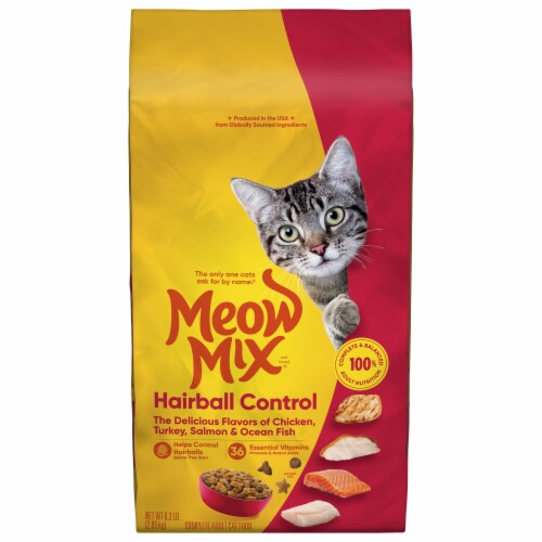 Meow Mix Hairball Control Dry Cat Food Perspective: back