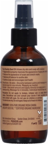 Pura D'or® Organic Rosehip Seed Oil Perspective: back