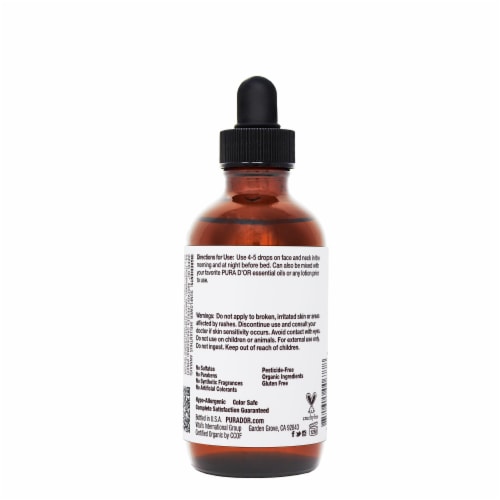 Pura D'Or® Organic Vitamin E Oil Perspective: back