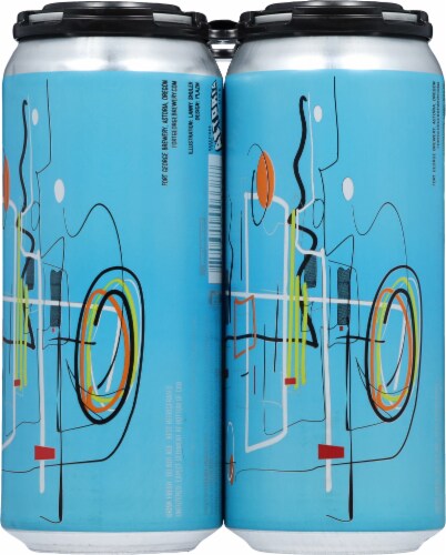 Fort George Electric Surfboard Double IPA Canned Beer Perspective: back