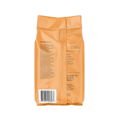 The Honey Pot Normal Feminine Intimate Wipes Perspective: back