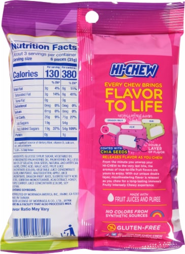 Hi-Chew™ Superfruit Mix Peg Bag Perspective: back