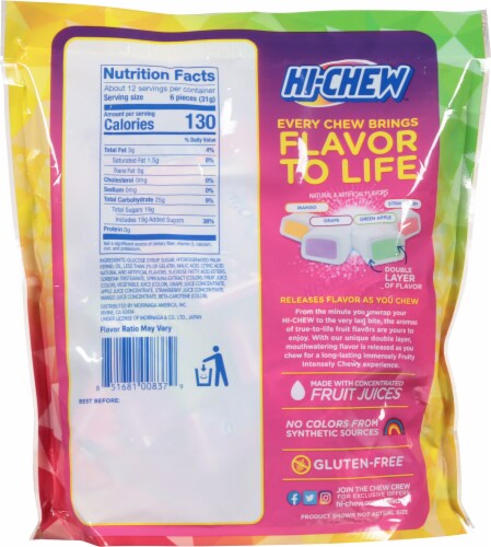 Hi-Chew™ Original Mix Fruit Chews Perspective: back