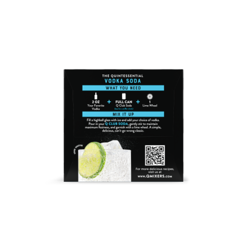 Q Club Soda Perspective: back