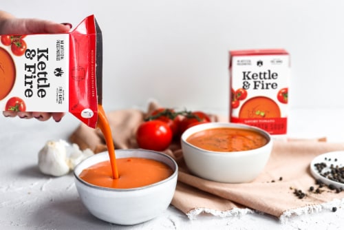 Kettle & Fire Tomato Bone Broth Soup Perspective: back