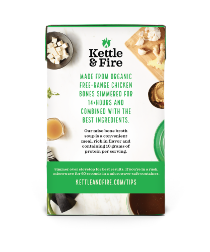 Kettle & Fire Miso Bone Broth Soup Perspective: back