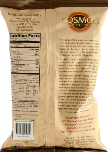 Cosmos Creations Coconut Crunch Puffed Corn Perspective: back