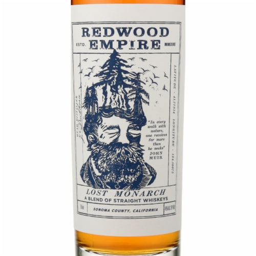 Redwood Empire Lost Monarch California Blended American Whiskey Perspective: back